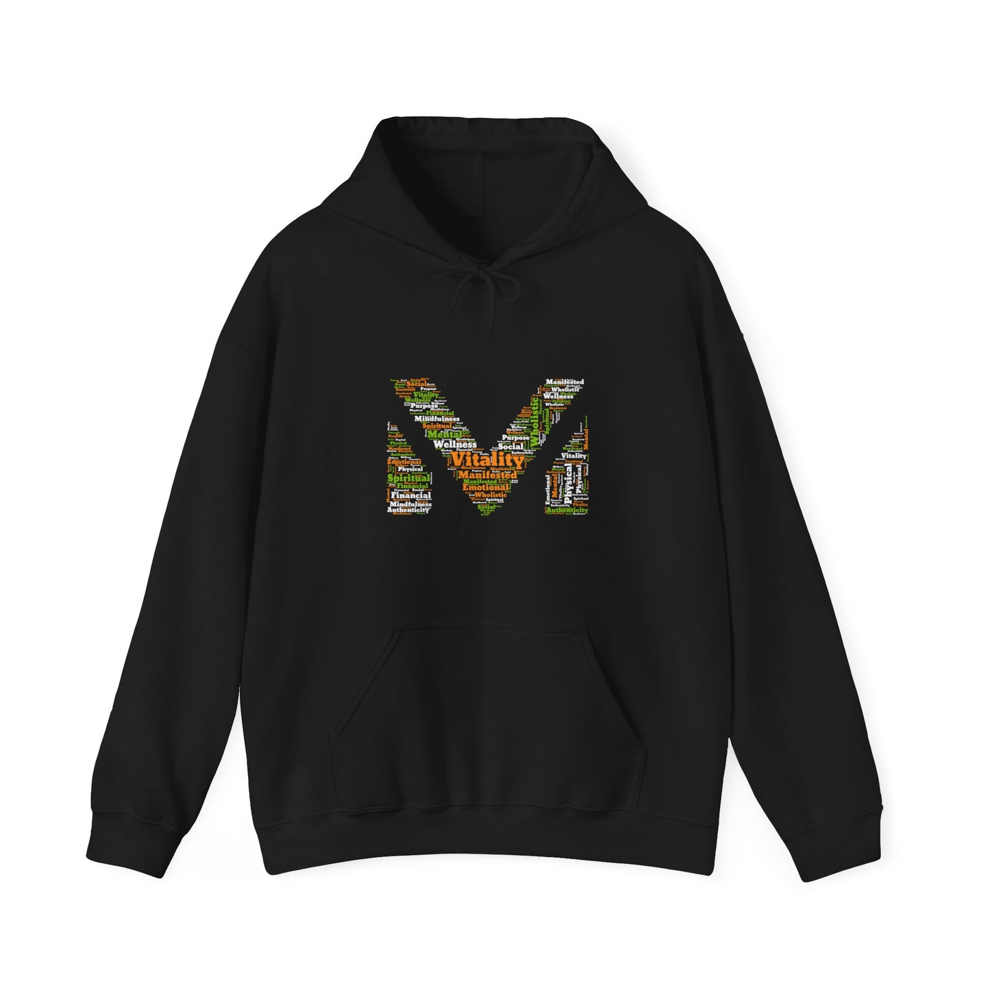 VM Pullover Hoodie (Black w/Green, Grey, Orange, White)