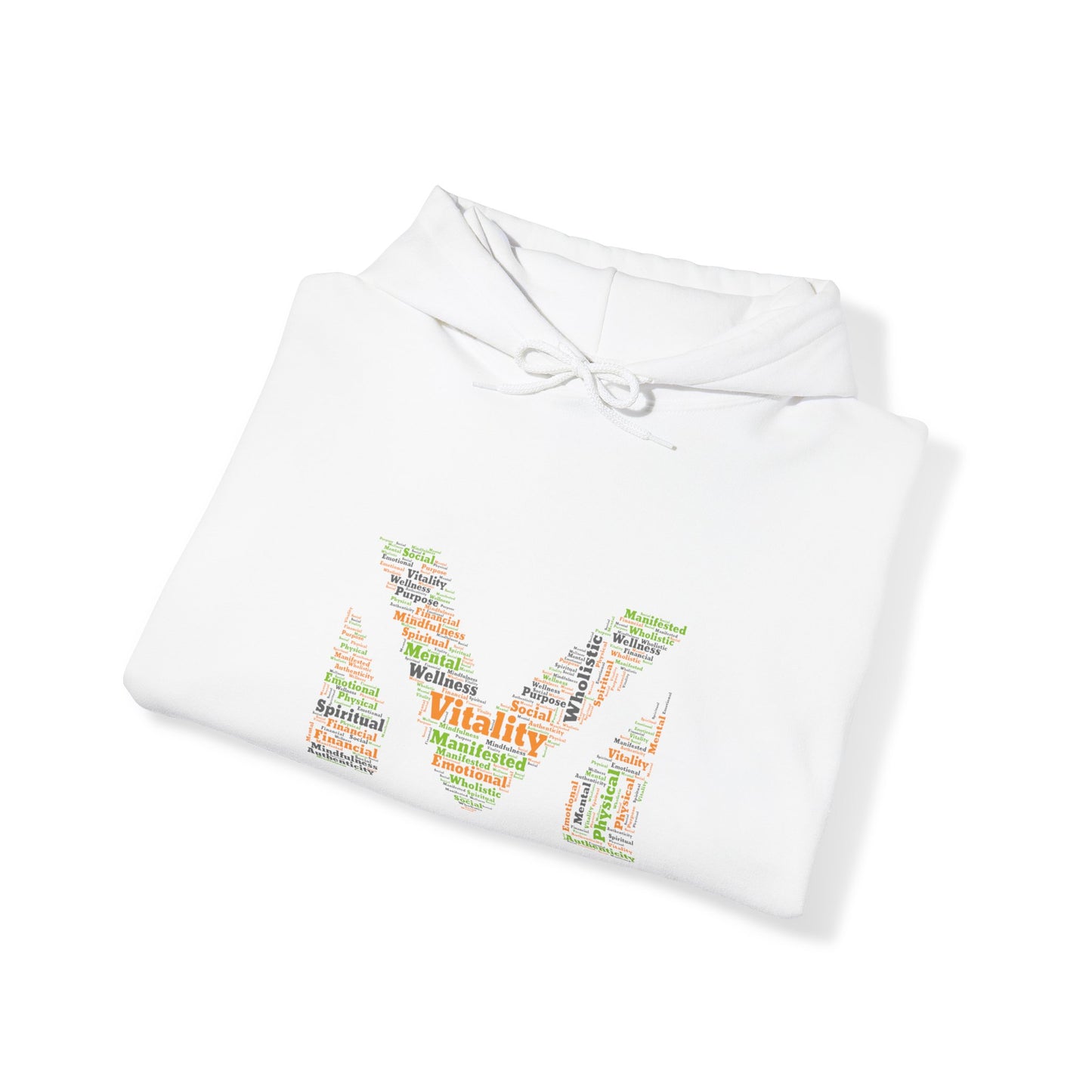 VM Pullover Hoodie (White w/Green, Grey, Orange)