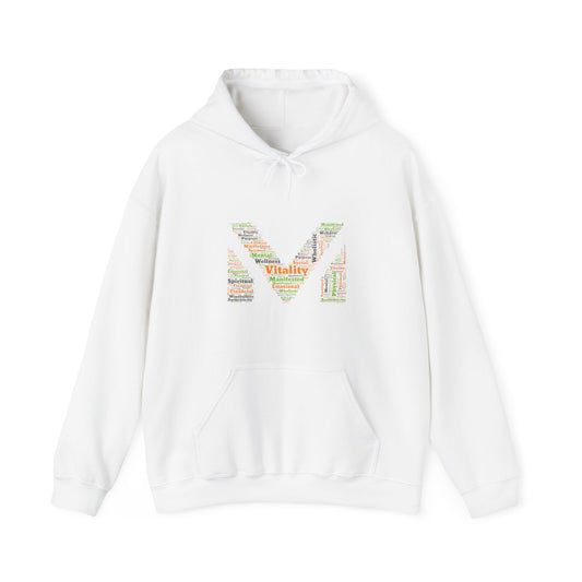 VM Pullover Hoodie (White w/Green, Grey, Orange)