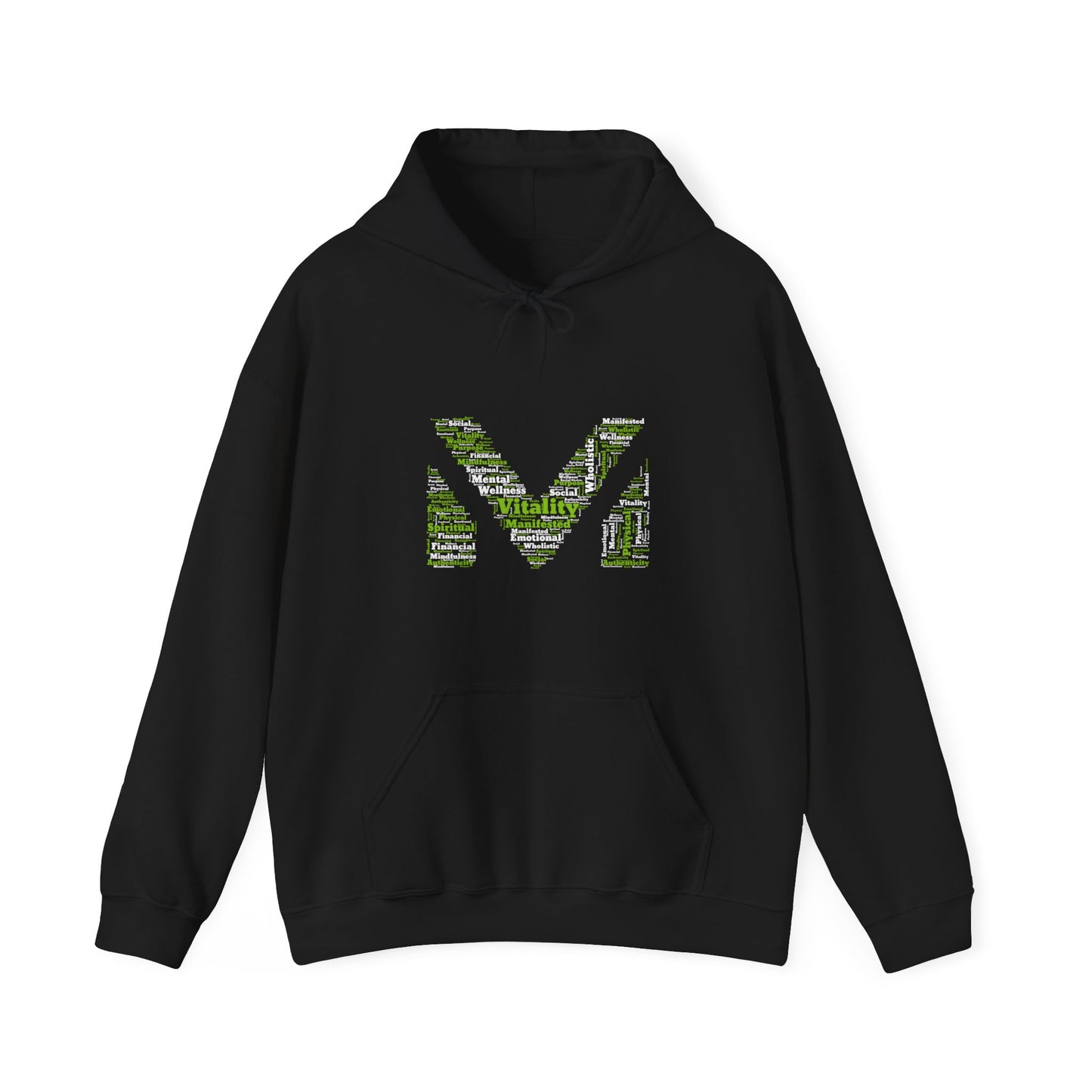 VM Pullover Hoodie (Black w/Green, White)